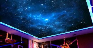 Натяжной потолок звездное небо Карабулак, цена от 5277 руб.